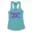 Gaandha Kan Azhagi Women's Racerback Tank in Solid Cancun Color